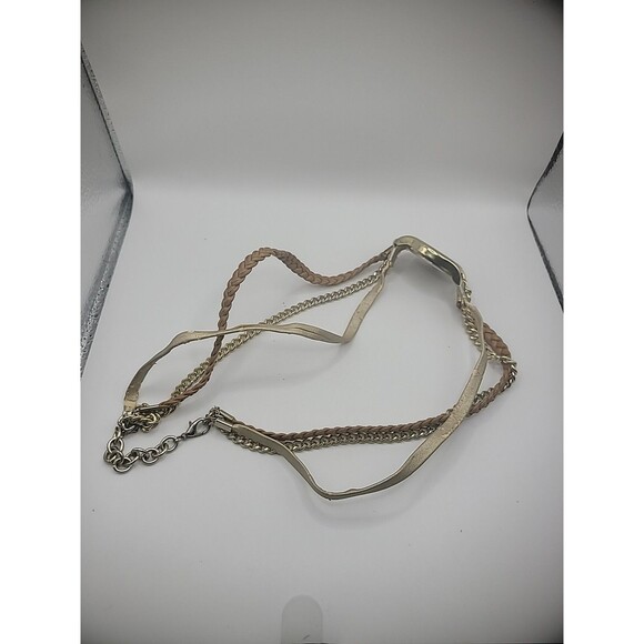 NY&C Wrap WristWatch Watch Womens Multi Strand Gold Tone Analog Jewelry Costume - Picture 13 of 14